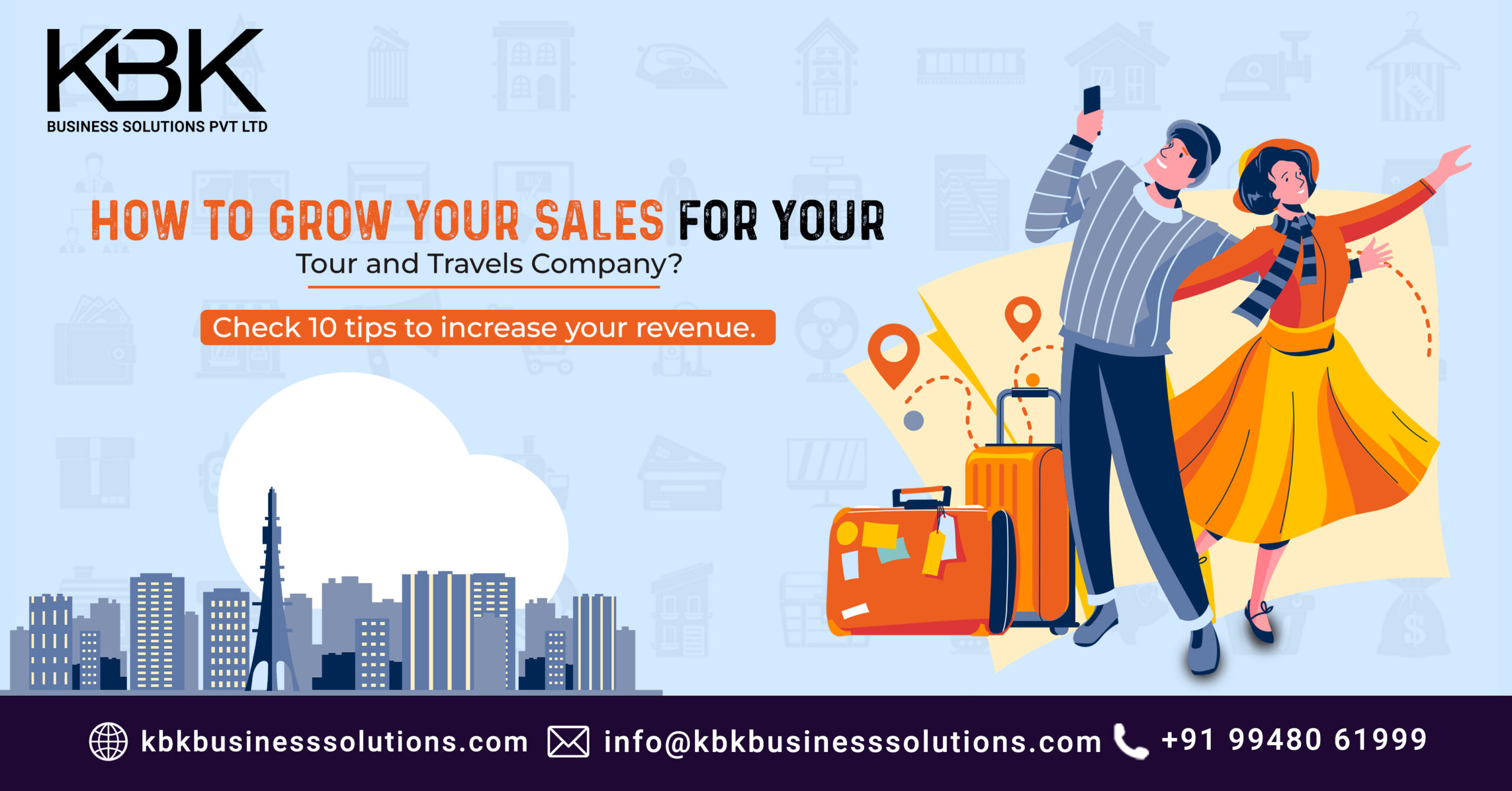Grow Your Sales for Your Tours and Travels Company